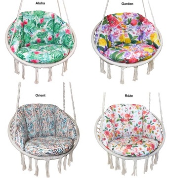 ПОДУШКА НА КАЧЕЛЯХ STORK NEST BOHO XL 80см - цвета на выбор