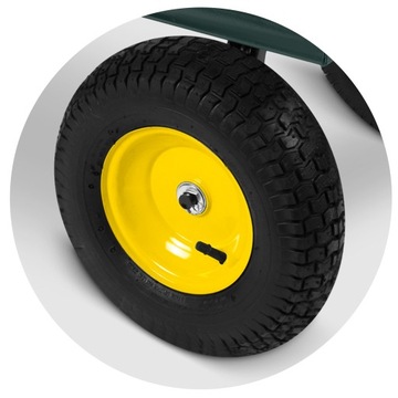 Садовая самосвальная тележка 250л ДО 500КГ