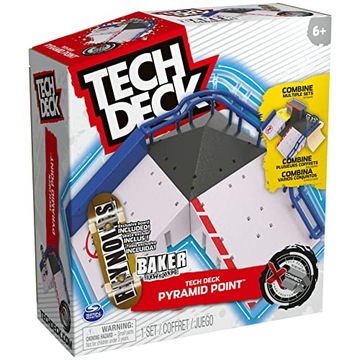 СКЕЙТБОРД PYRAMID POINT BAKER PYRAMID POINT FINGERBOARD RAMP + НАКЛЕЙКИ TECH DECK