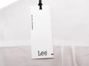 LEE koszula REGULAR white PLAIN SHIR _XS