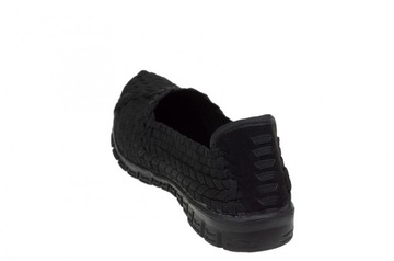 Rock Spring Carioca czarne damskie buty półbuty z rozciągliwej tkaniny 38