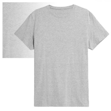 4F T-shirt Koszulka Męska TTSHM536 SZARA M