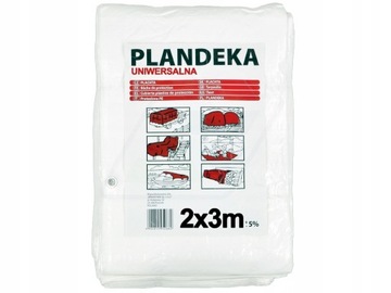 Тарпаулин 100 г листовой фольга толстый 2х3 белый мороз -резистентный UV ++