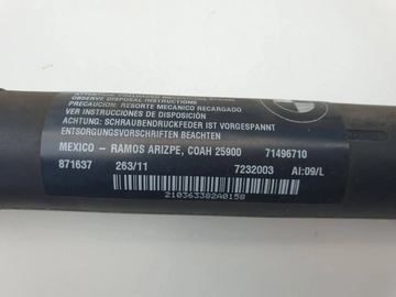 BMW F25 X3 VZPĚRA/TLAKOVAČ KRYT ZADNÍ LEVÝ 7232003