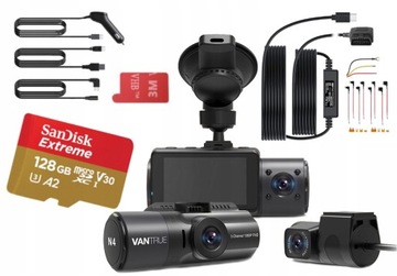 REJESTRATOR VANTRUE N4 3CH TAXI UBER + ACC + 128GB