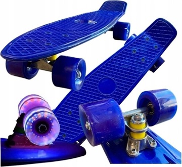 Классический скейтборд Fiszka для детей LED BOARD
