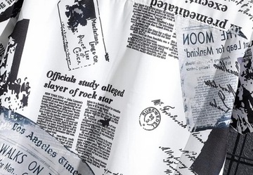 Стильная мужская белая рубашка с короткими рукавами с рисунком модных надписей