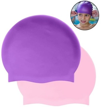 ШАПОЧКА ДЛЯ ПЛАВАНИЯ РАЗНЫХ ЦВЕТОВ 22 x 18,5 СМ