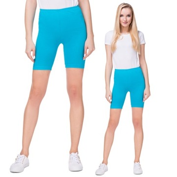 LEGGINSY 1/2 KOLARKI DAMSKIE KRÓTKIE GETRY LK- 2XL