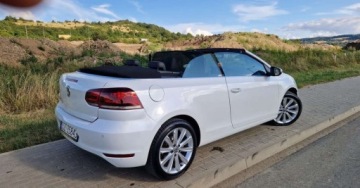 Volkswagen Golf VI Cabriolet 2.0 TDI-CR DPF 140KM 2012 Volkswagen Golf Cabrio KABRIO Biala PERLA 2.0 TDI CR Navi Tempomat 2.0, zdjęcie 6