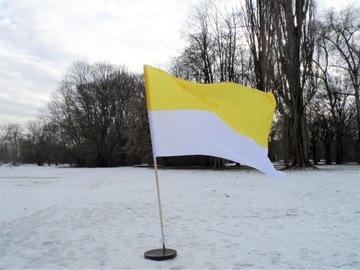 Флаг Папской церкви 90 x 150 на шесте - 37