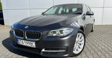 BMW Seria 5 F10-F11 Touring Facelifting 520d 190KM 2016 BMW Seria 5 Zadbany Duza Navi Czujniki Automat