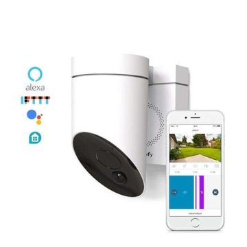 Somfy kamera zewnętrzna WiFi ip alarm syrena