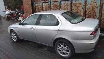 SEDADLO SEDADLA PŘEDNÍ ZADNÍ KOŽENÝ ČERNÁ KŮŽE ALFA ROMEO 156 2000R SEDAN