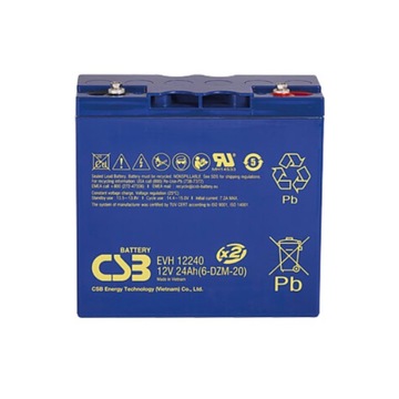 Akumulator CSB EVH 12240 F2 12V / 24Ah cykliczny