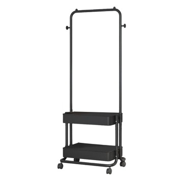 Clothing Rack with Wheels Clothes Drying Rack for