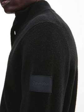 Męski Sweter z Półgolfem Calvin Klein Czarny S