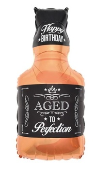 Balon Foliowy Butelka Whisky Urodziny XL Na Hel