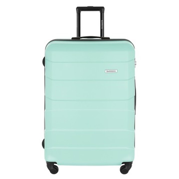 Большой дорожный чемодан ПРОВЕРЕННЫЙ БАГАЖ жесткий ВМЕСТИТЕЛЬНАЯ СУМКА XXL мятного цвета