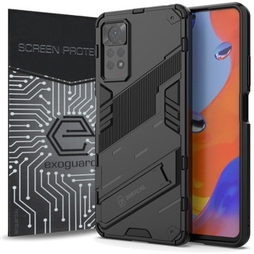 ETUI PANCERNE CASE OBUDOWA + SZKŁO SZYBKA do REDMI NOTE 11 PRO / 11 PRO 5G