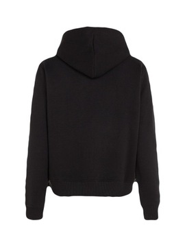 CALVIN KLEIN BLUZA DAMSKA MONOLOGO HOODIE BLACK rM