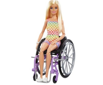 КУКЛА БАРБИ В ИНВАЛИДНОЙ КОЛЯСКЕ HJT13