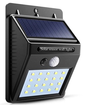 LAMPA SOLARNA HALOGEN KINKIET NA ŚCIANĘ REFLEKTOR