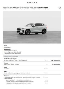 Volvo XC60 II 2026 VOLVO XC60 PLUS BRIGHT B5 AWD, zdjęcie 11