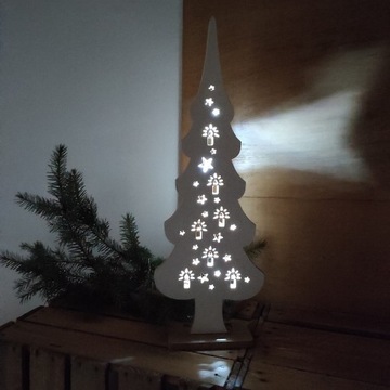 Choinka LED dekoracja Boże Narodzenie 59 x 20 cm
