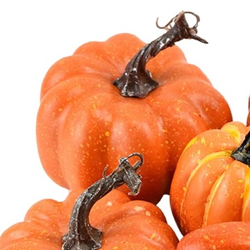 8 шт. Имитация искусственной тыквы для фермерской вечеринки.