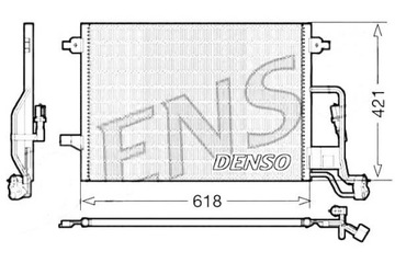 DENSO KONDENZÁTOR KLIMATIZACE SKODA SUPERB 1.8 T (3