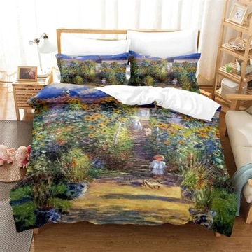 KING MONET VAN GOGH STYL NIEBO WZÓR MALARSTWA OLEJNEGO POSZWA NA KOŁDRĘ