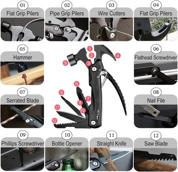 Многофункциональный нож для выживания Multitool