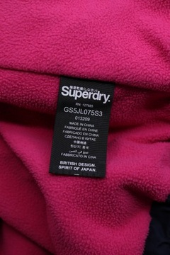 SuperDry lekka kurtka na polarze z kapturem R.XS/S