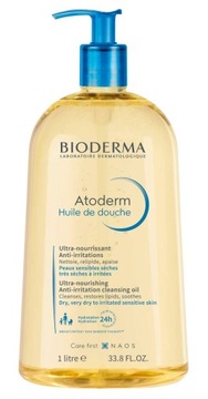 Bioderma Atoderm Huile de Douche, Ultra-odżywczy olejek pod prysznic, 1 l