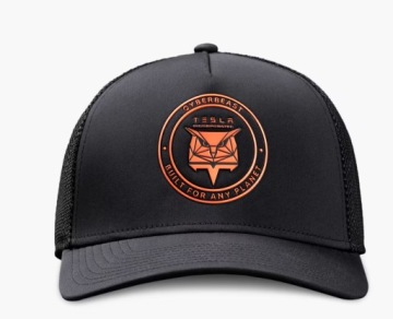 Tesla Trucker Hat „Built for Any Planet” – czapka regulowana