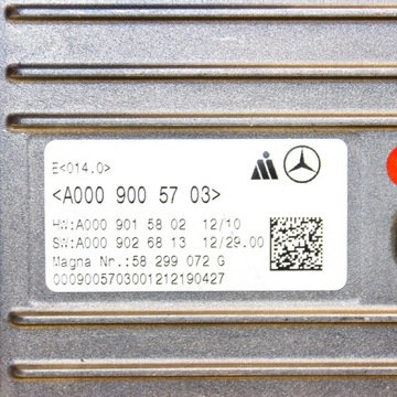 MERCEDES-BENZ GL X166 2013 MODUL / ŘÍZENÍ VIDEO