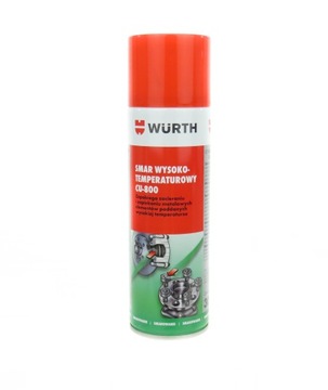 WURTH SMAR WYSOKOTEMPERATUROWY CU-800 300ML MIEDŹ
