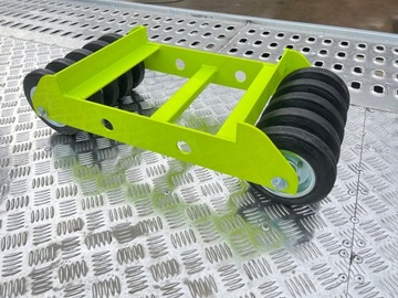 Транспортная тележка с роликовыми колесами 1500 кг, 16 см L5B