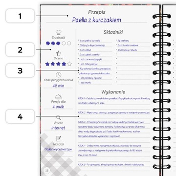 КНИГА РЕЦЕПТОВ КУЛИНАРНАЯ ТЕТОК ДЛЯ РЕЦЕПТОВ КНИГА КУХОННЫХ РЕЦЕПТОВ БЛОКНОТ ДЛЯ РЕЦЕПТОВ