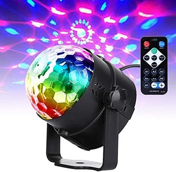 ПРОЕКТОР DISCO BALL, СВЕТОДИОДНЫЙ ОТРАЖАТЕЛЬ RGB