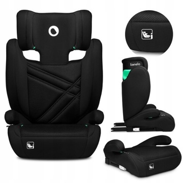 FOTELIK SAMOCHODOWY LIONELO HUGO I-SIZE ISOFIX PODSTAWKA 15-36KG