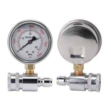 Manometr myjki ciśnieniowej 6000 psi Wysokociśnieniowe 3/8 cala R3