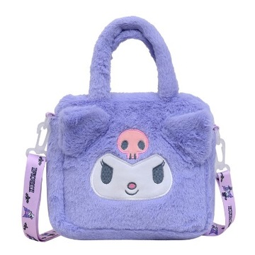 PLUSZOWA TOREBKA KUROMI HELLO KITTY Z PASKIEM ANIME KAWAI SANRIO FIOLETOWA