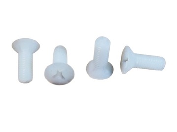 Śruba z poliamidu stożkowa M6x15mm nylonowa 25szt