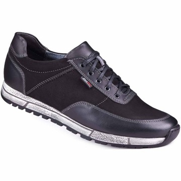 Buty męskie skórzane trekkingowe polskie 41