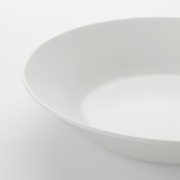 Сервиз IKEA OFTAST ТАРЕЛКИ 24 шт белое стекло + БОНУСНЫЕ СТАКАНЫ РЕКО