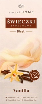 ŚWIECZKI TYPU TEALIGHT VANILLA 10SZT