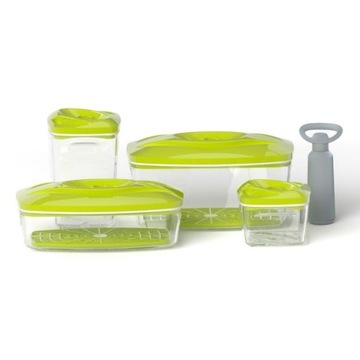 SeeYoo Набор из 4 контейнеров с вакуумным насосом