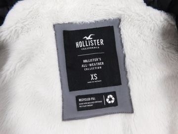 HOLLISTER__ALL-WEATHER__KURTKA NA FUTERKU__CZARNA__XS-S